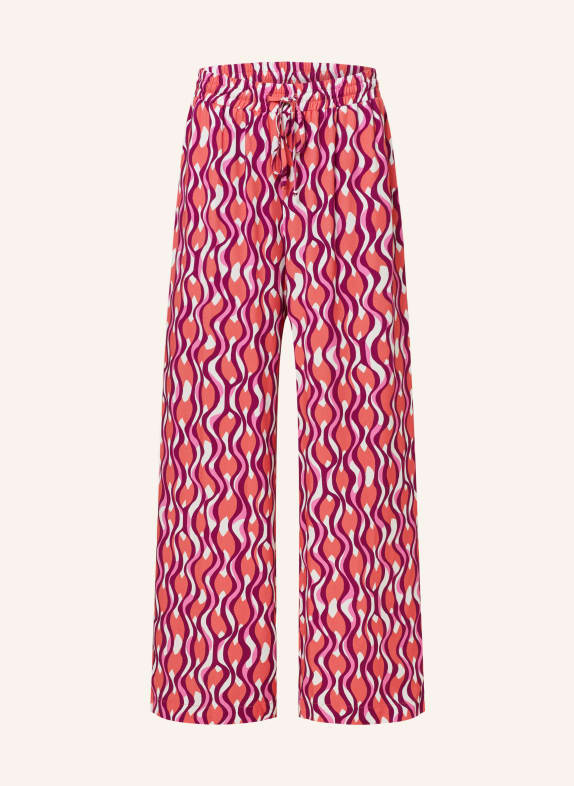 darling harbour Trousers FUCHSIA/ LIGHT RED/ WHITE