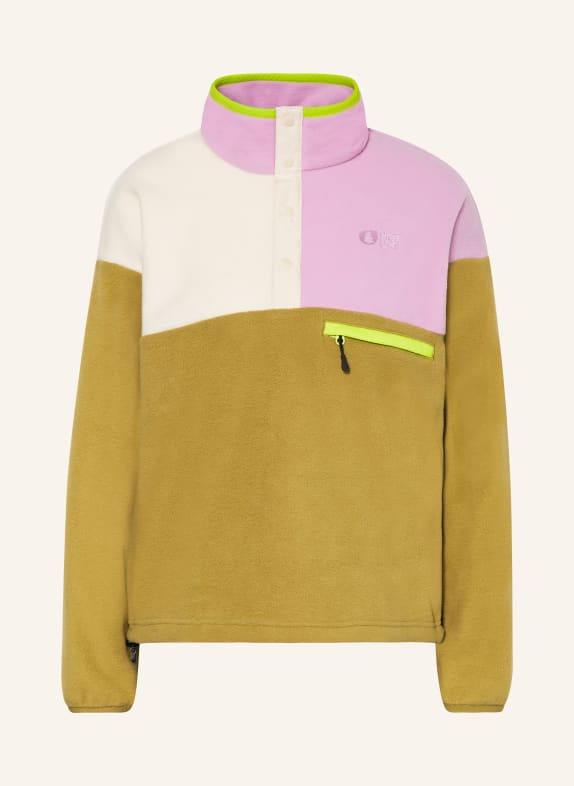 PICTURE Fleece-Troyer ARCCA OLIV/ ROSA