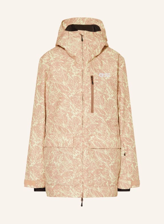 PICTURE Skijacke GLAWI CAMEL/ GELB