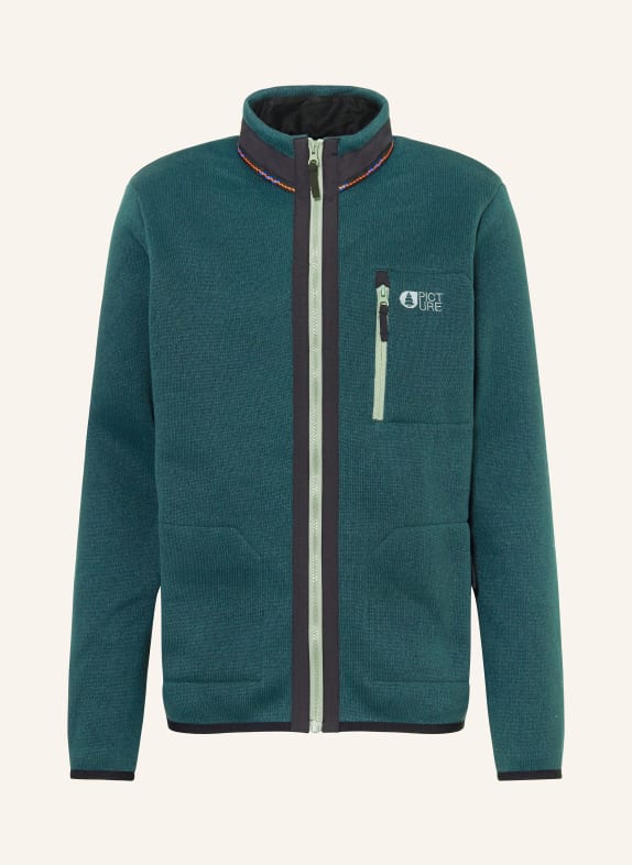 PICTURE Fleecejacke DAUWY PETROL