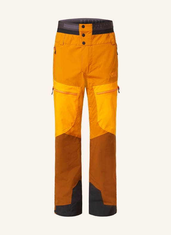 PICTURE Skihose NAIKOON ORANGE/ BRAUN/ DUNKELORANGE
