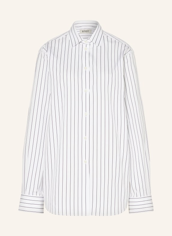 RÓHE Shirt blouse WHITE/ BLACK