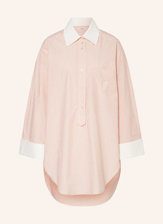 BY MALENE BIRGER Oversized shirt blouse MAYE WHITE/ ROSE