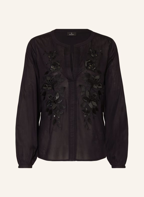 monari Shirt blouse with sequins BLACK