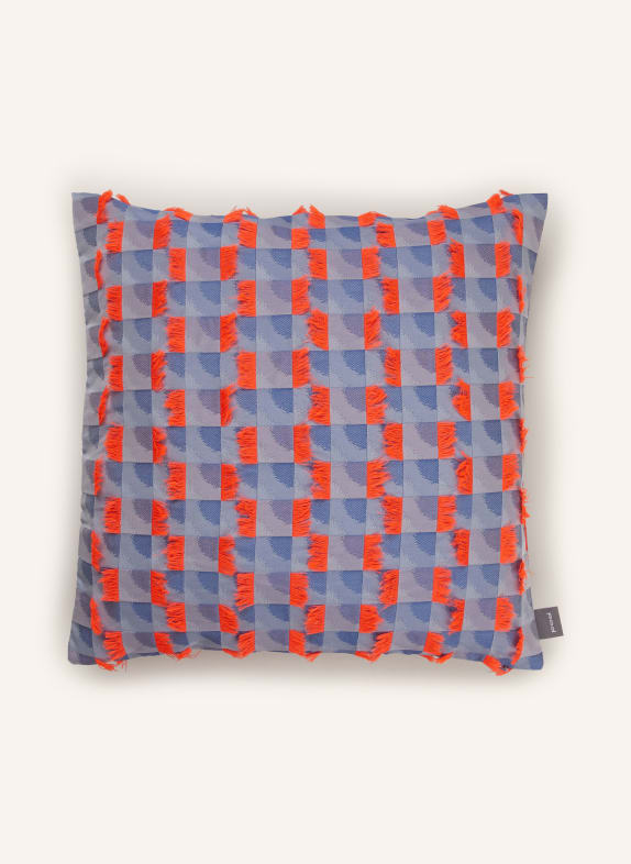 PAD Decorative cushion cover MODE LIGHT BLUE/ NEON ORANGE