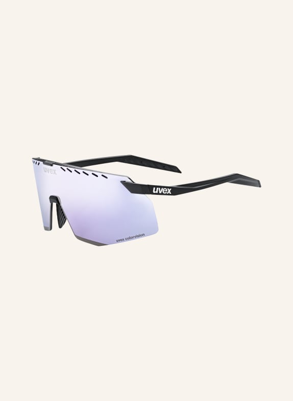 uvex Cycling glasses PACE STAGE CV 00156 - MATTE BLACK/ PURPLE