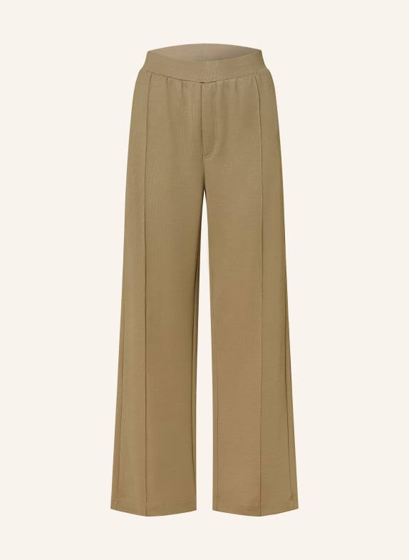 COS Wide leg trousers OLIVE