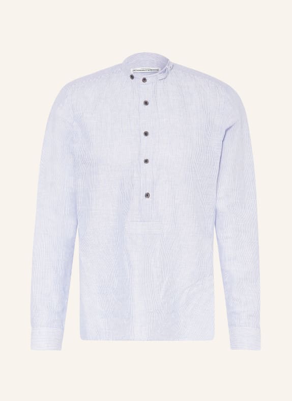 Hammerschmid Trachten shirt PFOAD regular fit WHITE/ LIGHT BLUE
