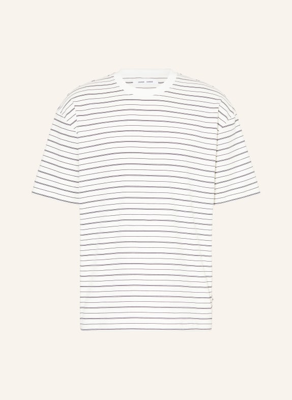 SAMSØE  SAMSØE T-Shirt SAKINGSTON WEISS / DUNKELBLAU