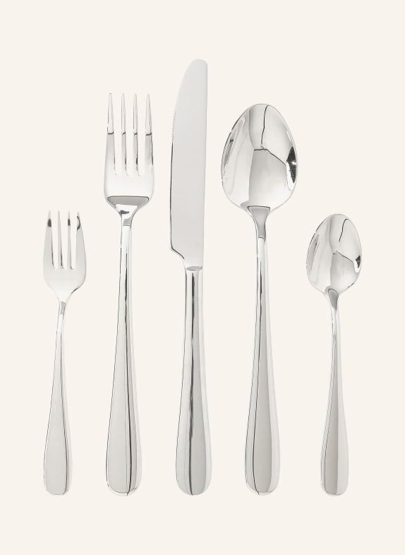 Westwing Collection 20-piece Cutlery set FRANCINE SILVER