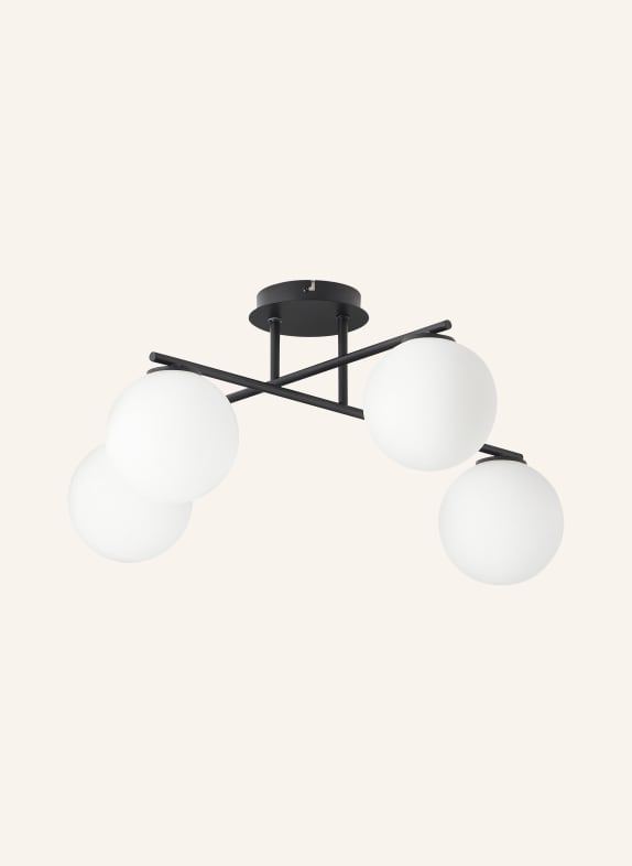 Westwing Collection Ceiling light ATLANTA WHITE/ BLACK