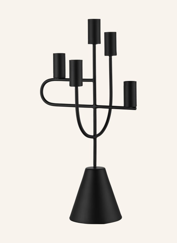 Westwing Collection Candleholder REEM BLACK