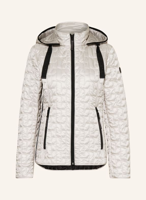 GIL BRET Quilted jacket with detachable hood CREAM