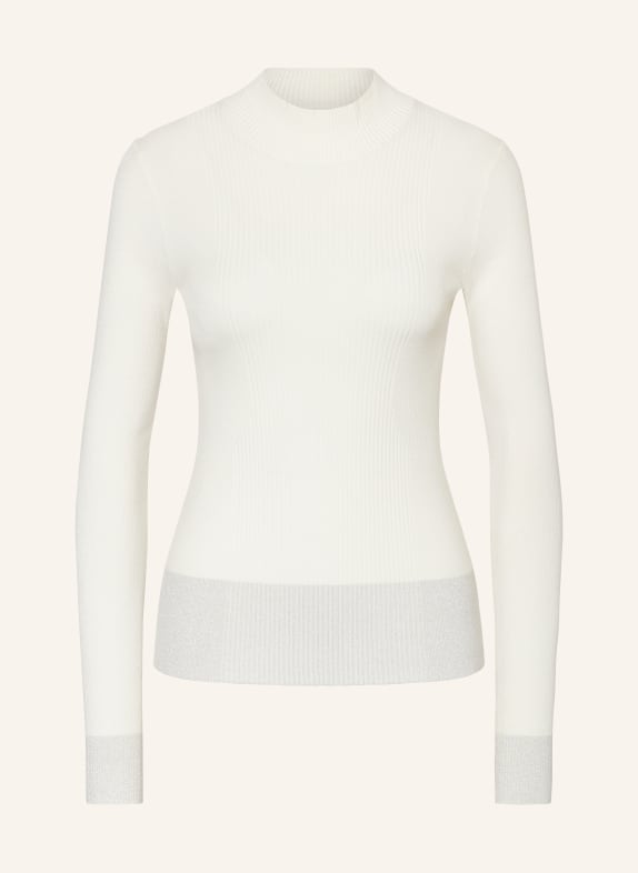 BEAUMONT Pullover LUCAS mit Glitzergarn WEISS