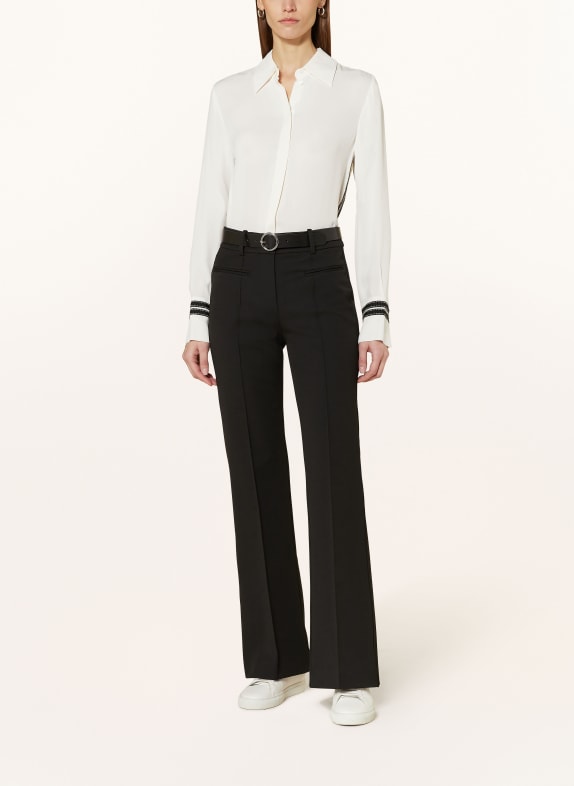 REISS Bootcut-broek CLAUDE ZWART
