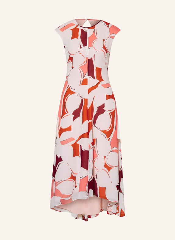 REISS Dress BECCI with cut-out DARK RED/ ORANGE/ LIGHT PINK