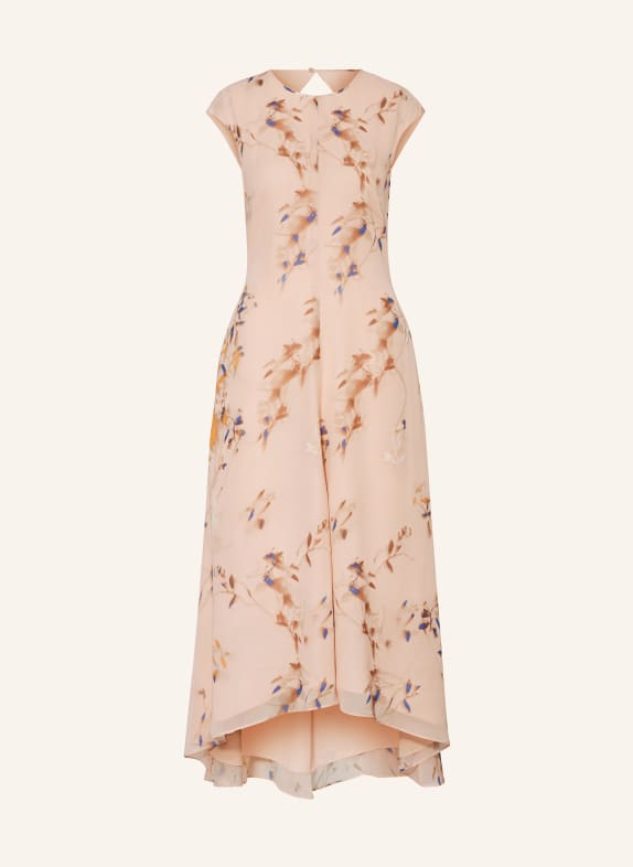 REISS Dress BECCI with cut-out ROSE/ BLUE/ BROWN
