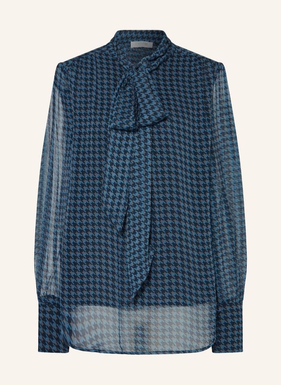 CATNOIR Schluppenbluse BLAU/ TAUPE/ DUNKELBLAU
