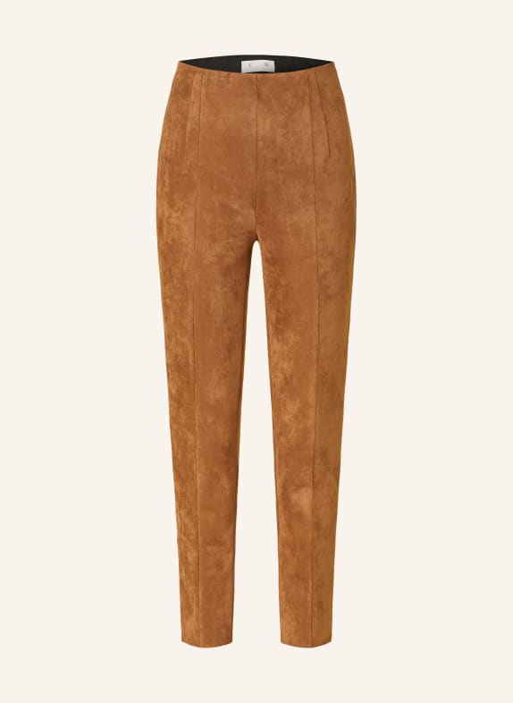 CATNOIR Leggings in Lederoptik BRAUN