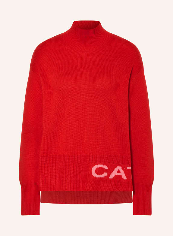 CATNOIR Rollkragenpullover ROT
