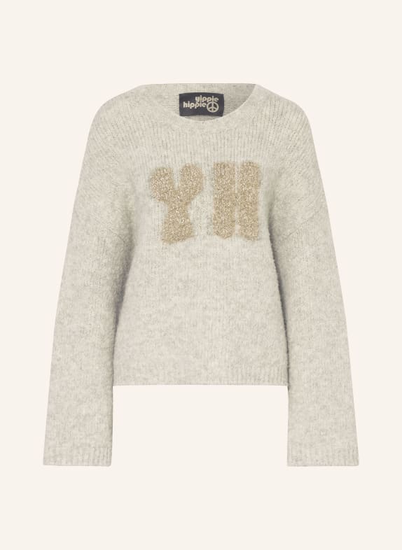 ROBERTO COLLINA crew neck pullover sweater Grigio