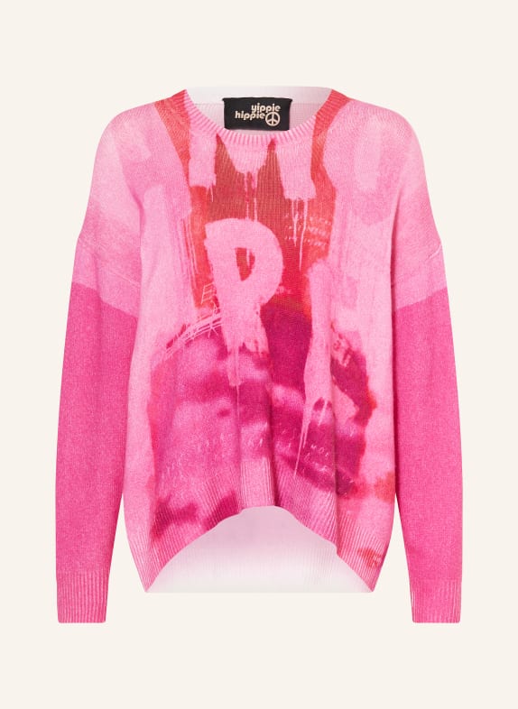 yippie hippie Pullover PINK/ FUCHSIA/ ROT