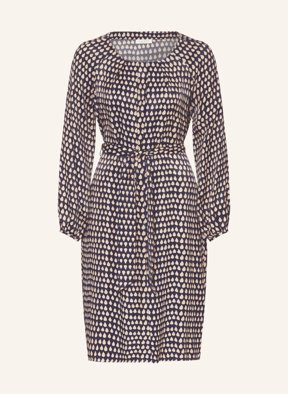 ETERNA Kleid DUNKELBLAU/ CREME