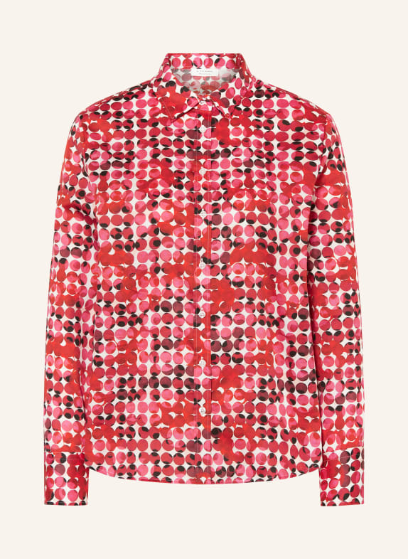 ETERNA Hemdbluse WEISS/ ROT/ PINK