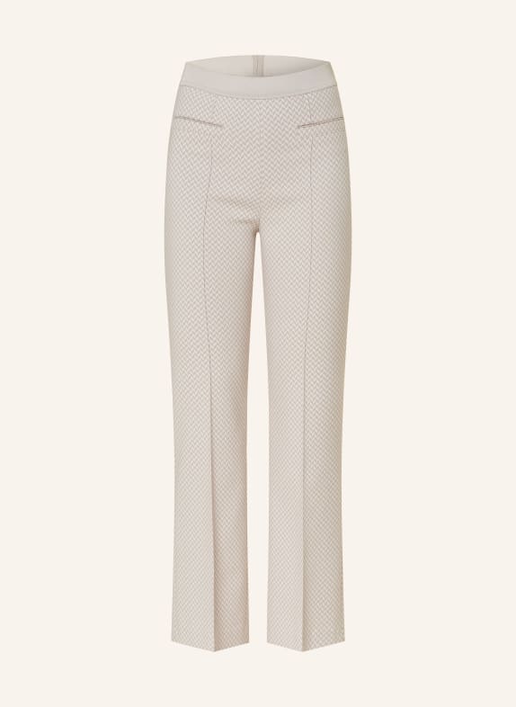 MARC AUREL Trousers with glitter thread TAUPE/ BEIGE