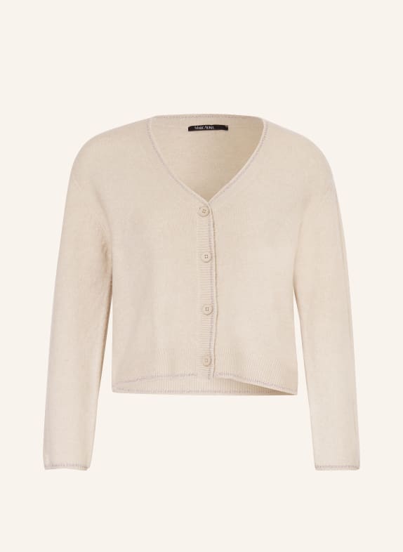 MARC AUREL Cardigan with glitter thread TAUPE