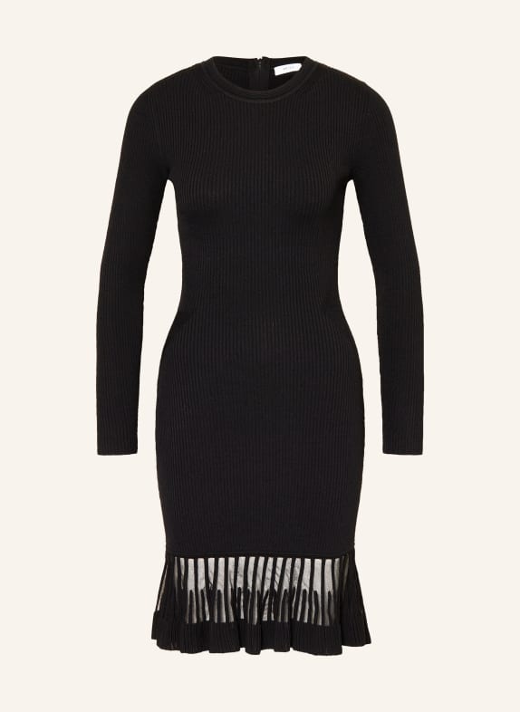REISS Knit dress TEAGAN BLACK