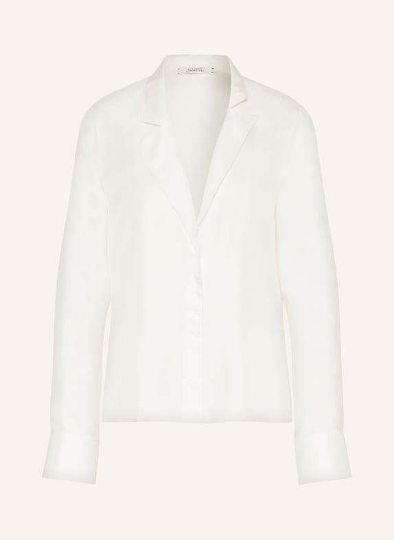 DOROTHEE SCHUMACHER Silk blouse TRENCH IT UP II WHITE