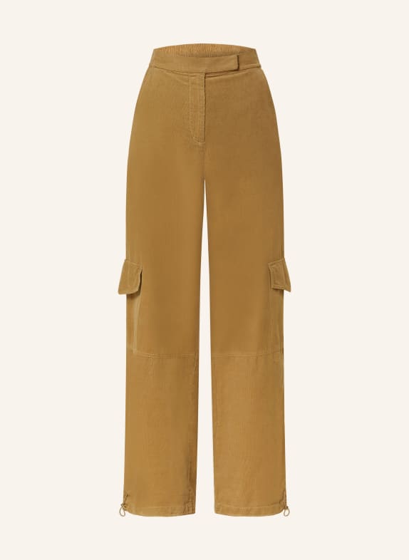 DOROTHEE SCHUMACHER Cargohose TWISTED STRUCTURE aus Cord CAMEL