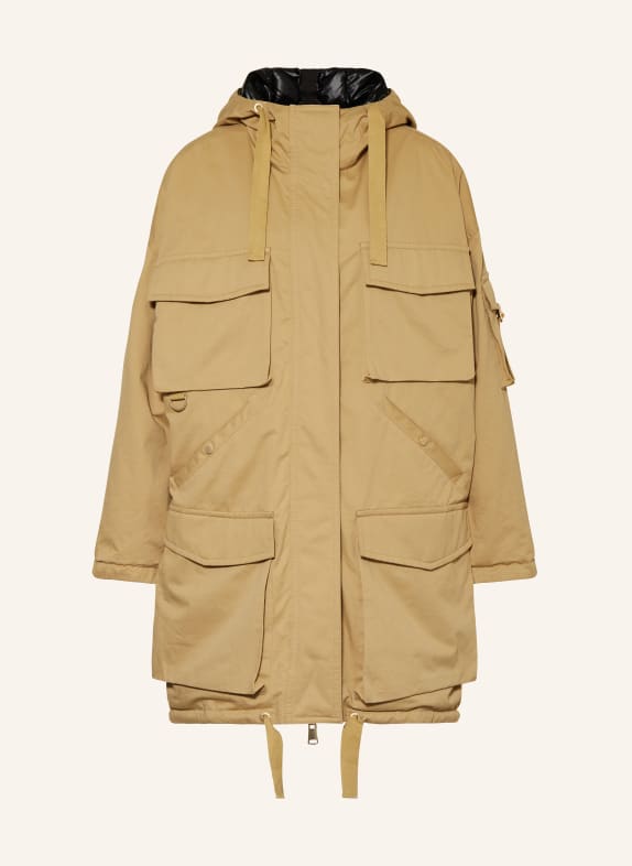 DOROTHEE SCHUMACHER Parka ADVENTUROUS MOVEMENT zum Wenden HELLBRAUN/ SCHWARZ