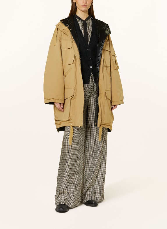 DOROTHEE SCHUMACHER Parka ADVENTUROUS MOVEMENT zum Wenden HELLBRAUN/ SCHWARZ