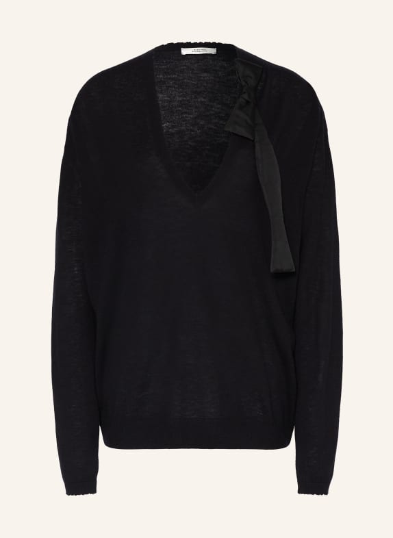 DOROTHEE SCHUMACHER Pullover DELICATE STATEMENTS mit Cashmere SCHWARZ