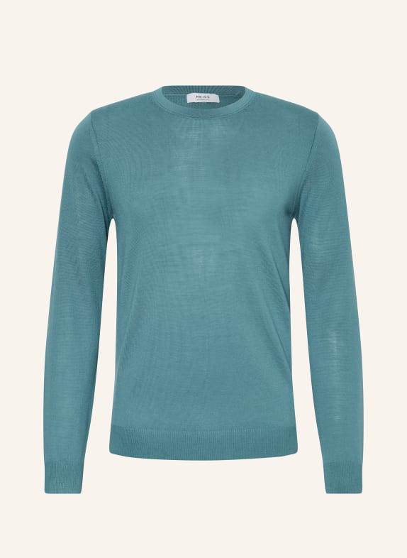 REISS Sweater WESSEX TEAL