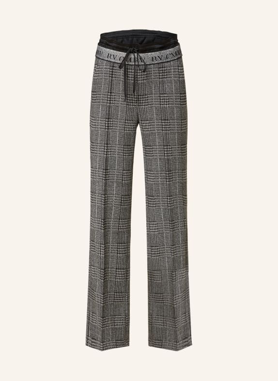 CAMBIO Marlenehose AVA GRAU/ SCHWARZ