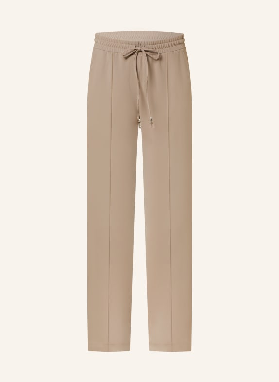 CAMBIO Wide leg trousers AVRIL TAUPE