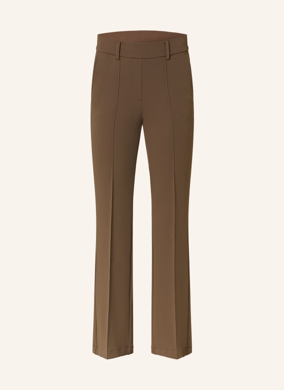 CAMBIO Wide leg trousers FRANCOISE BROWN