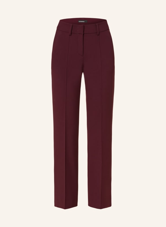 CAMBIO Bootcut trousers FARAH DARK RED