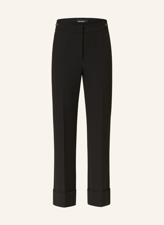 CAMBIO Wide leg trousers BLACK