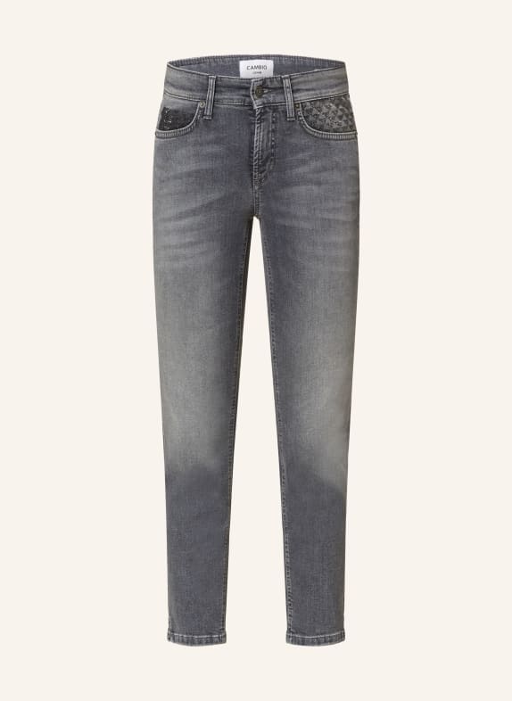 CAMBIO 7/8-Jeans PIPER mit Schmucksteinen 5171 soft used