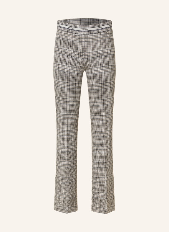 CAMBIO Hose FAITH mit Schmucksteinen BEIGE/ CREME/ SCHWARZ