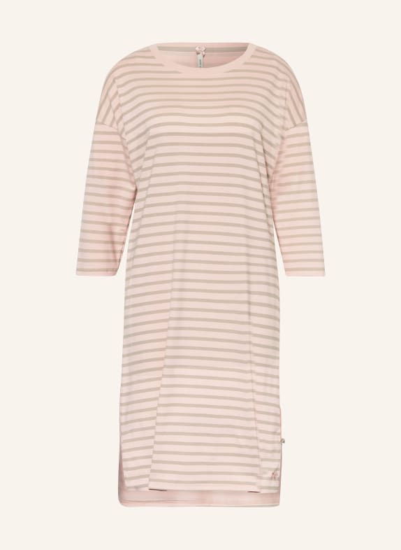 SHORT STORIES Nachthemd mit 3/4-Arm ROSÉ/ TAUPE