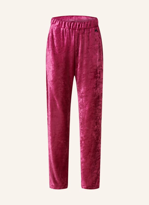 SHORT STORIES Lounge-Hose aus Nicki FUCHSIA