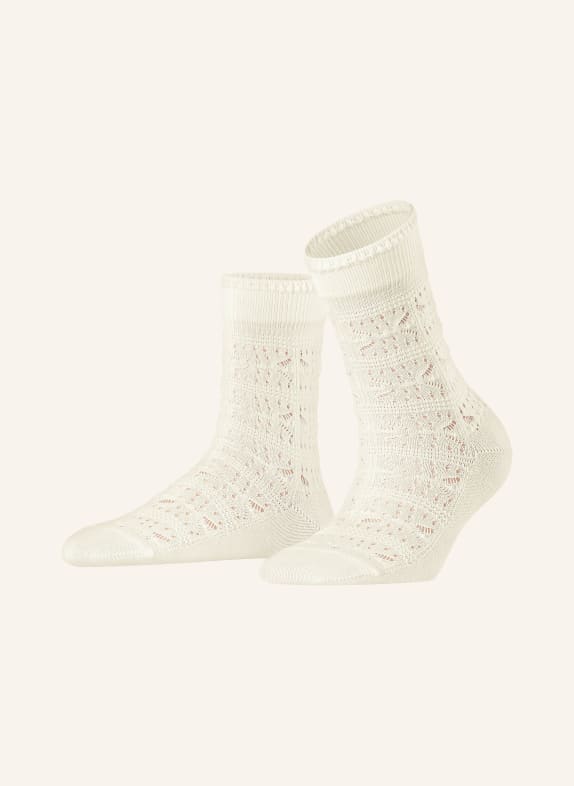 FALKE Ponožky GRANNY SQUARE 2010 off-white
