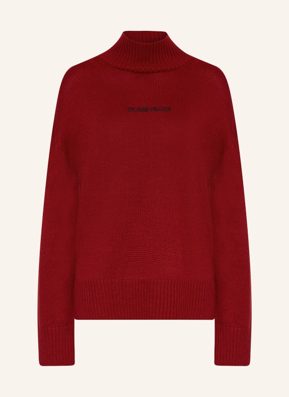 GUESS JEANS Sweater DARK RED