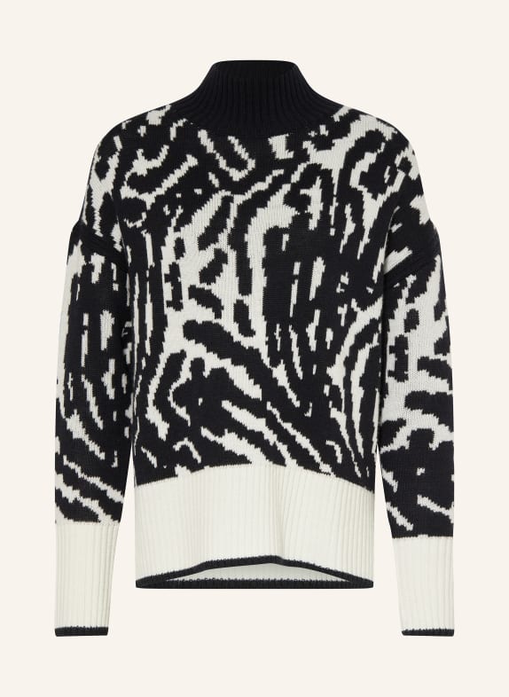 MARC AUREL Pullover SCHWARZ/ WEISS