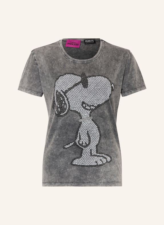 FrogBox T-Shirt mit Schmucksteinen GRAU